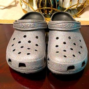 Super Cute sparkly Crocs M8 W10